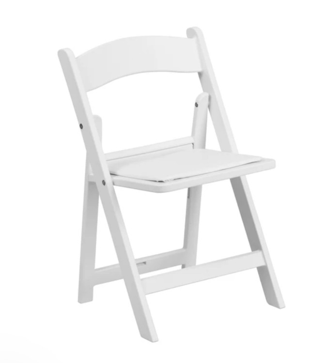 Resin Folding Chair Rental